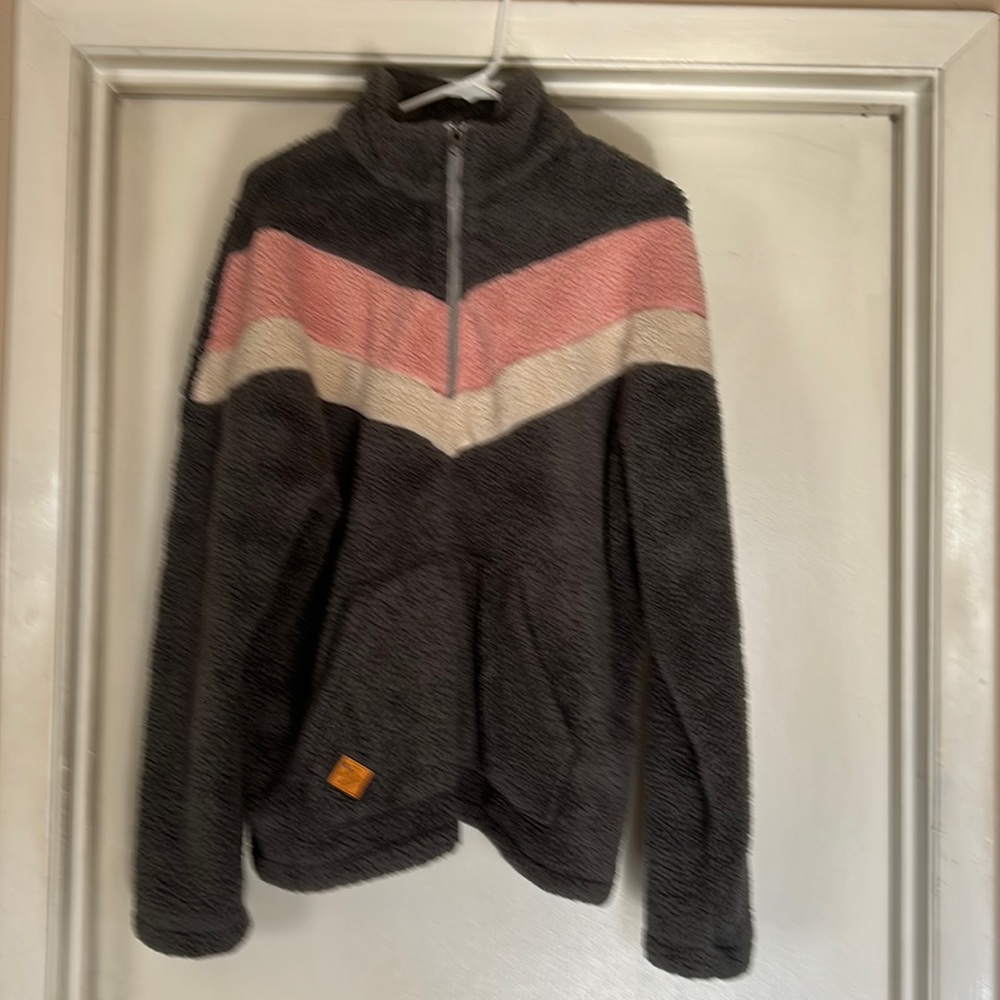 Barely worn Simply Southern Sherpa half zip pullover